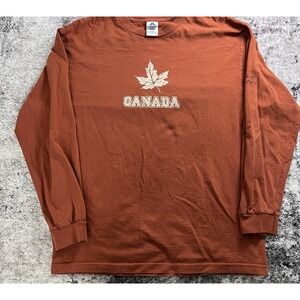 Vintage Golden Canada Logo Lonsleeve Shirt Men's Size Large